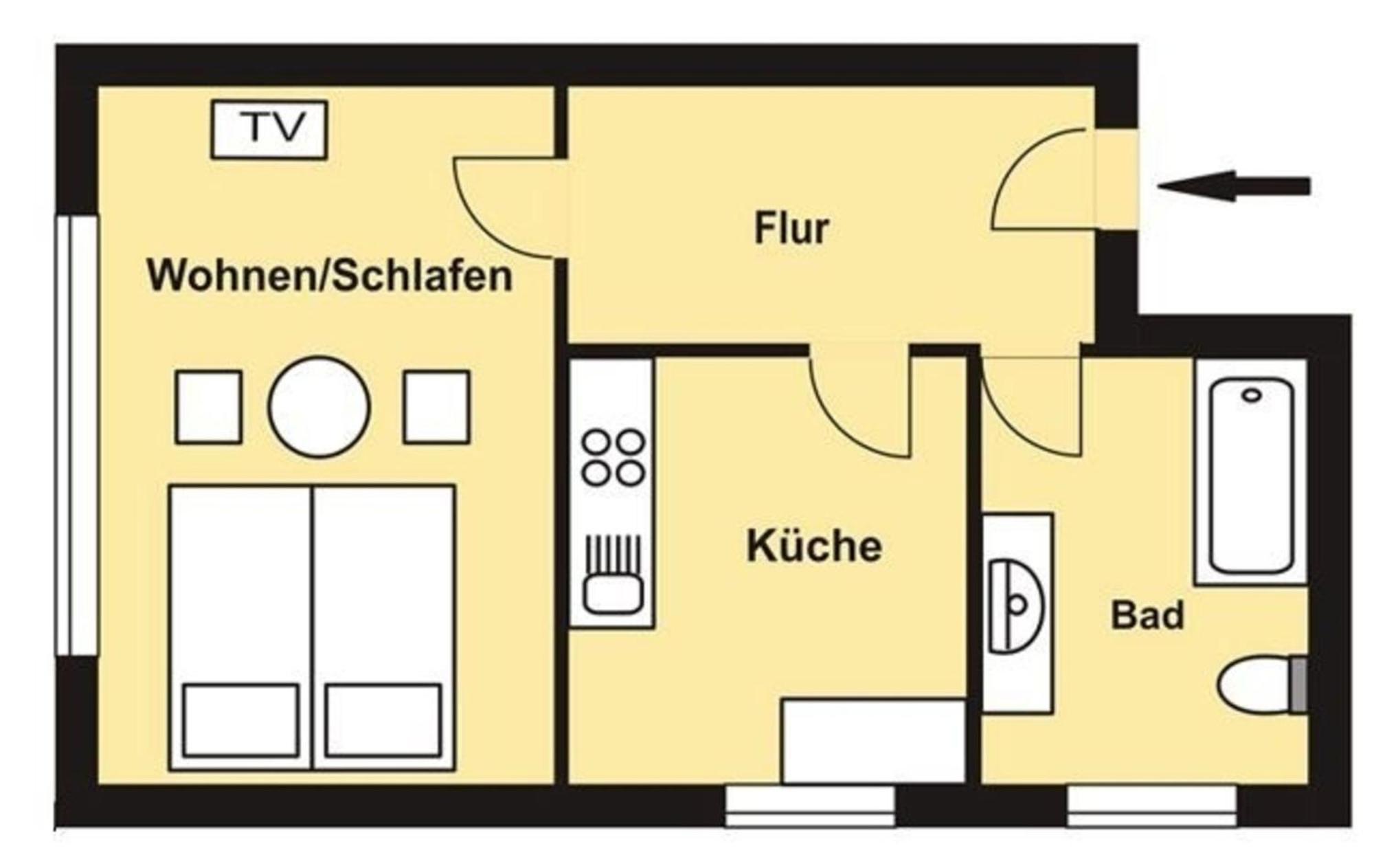 Haus Seepferdchen Am Meer Appartement 1 Timmendorfer Strand Eksteriør billede